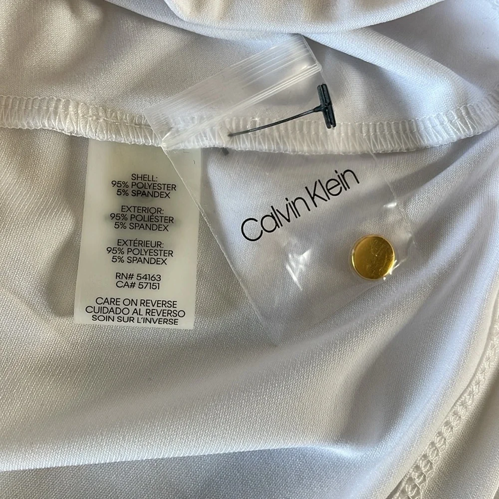 Calvin Klein tank top blouse size small black/white - Picture 7 of 7